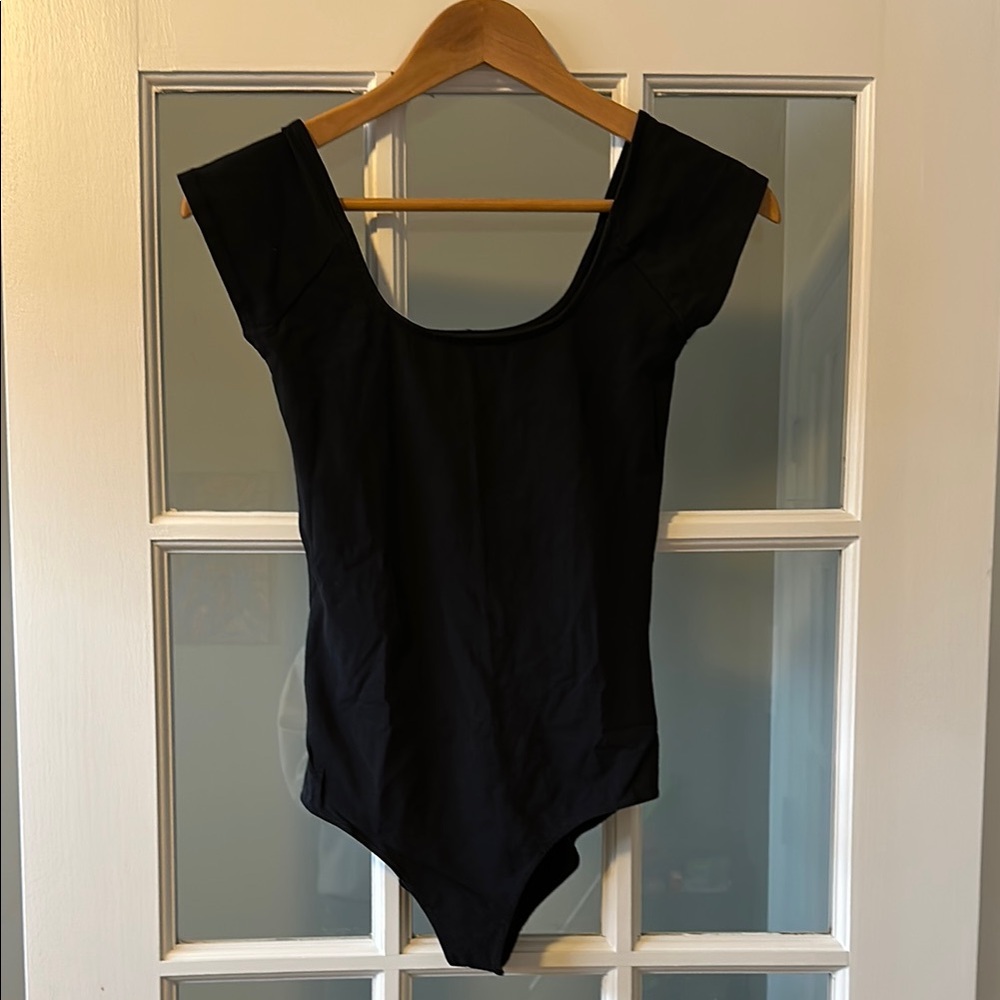 Rag&bone Black Cap Sleeve Bodysuit